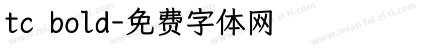 tc bold字体转换